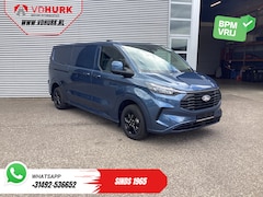Ford Transit Custom - 300 2.0 TDCI 150 pk L2 Limited BPM VRIJ Garantie tot 3-28'/ LED/ Adapt.Cruise/ Navi/ Stuur