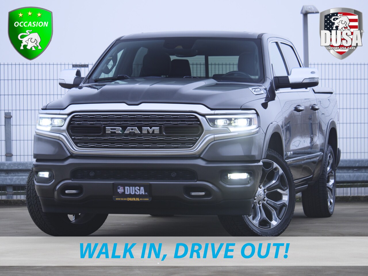 Dodge Ram 1500 - | Limited | 5.7 V8 | 4x4 | Crew Cab Panoramo Dak | LPG | DEKSEL | FULL ALS NIEUW! - AutoWereld.nl