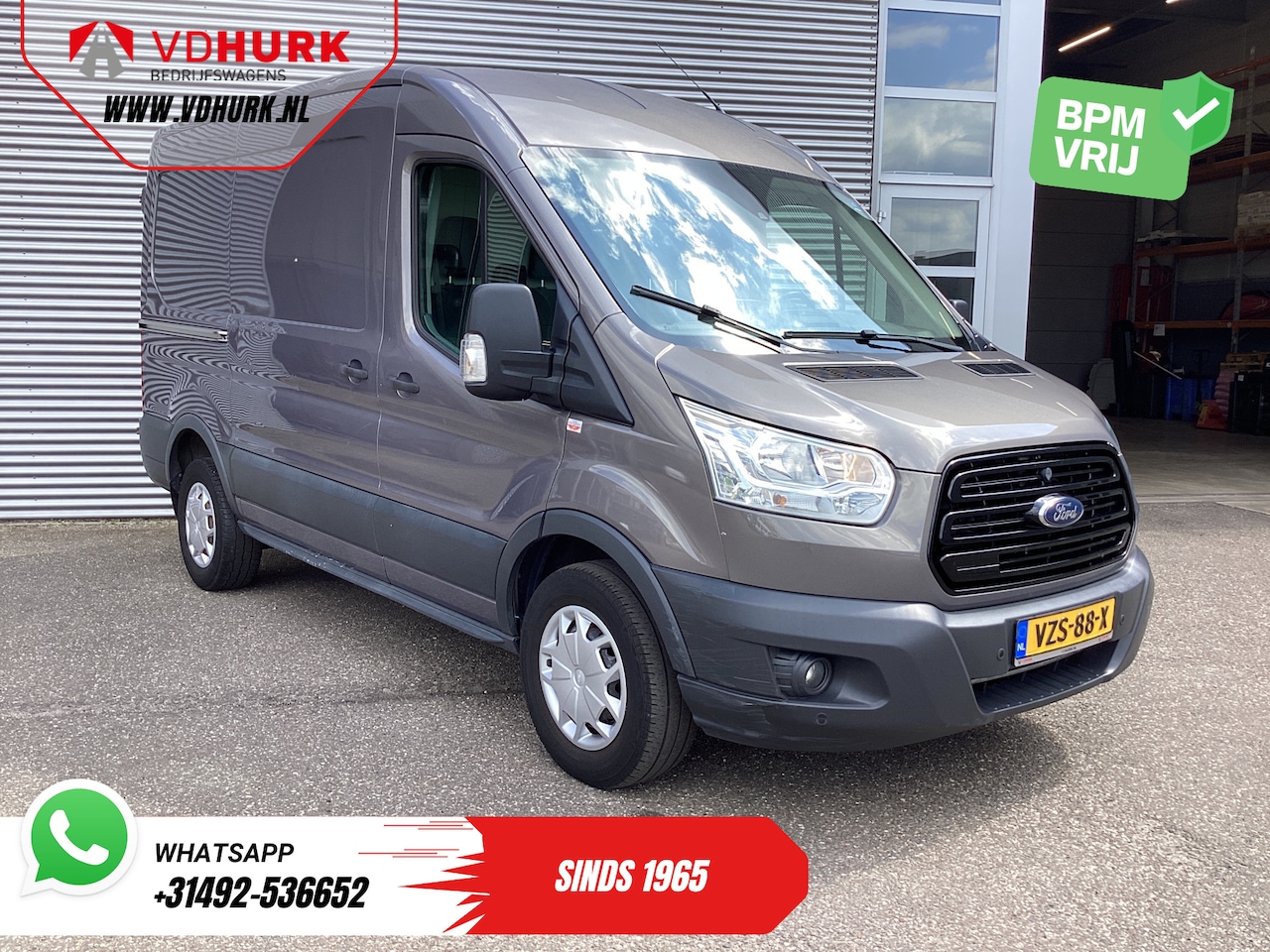 Ford Transit - 350 2.0 TDCI 170 pk Aut. L2 EXPORT ONLY Carplay/ Camera/ Navi/ Cruise/ PDC/ Trekhaak - AutoWereld.nl