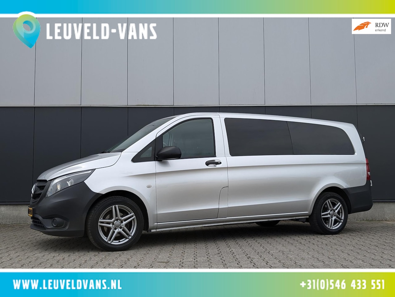 Mercedes-Benz Vito - 114 CDI DUBBELE CABINE LANG AIRCO NAVI TREKHAAK EURO 6 - AutoWereld.nl