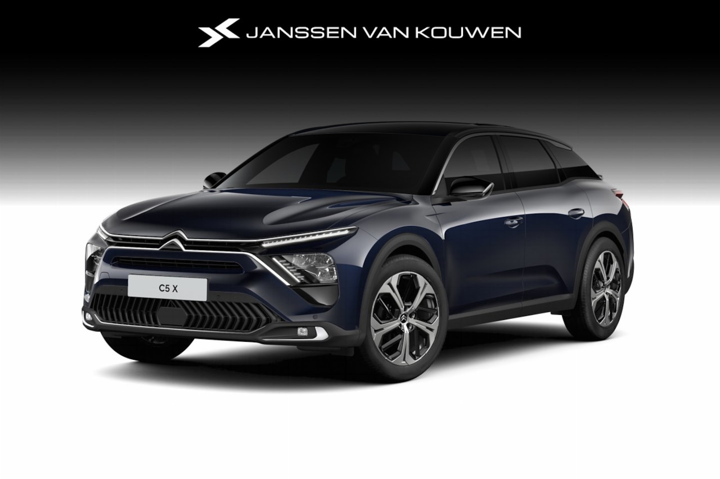 Citroën C5 X - You | 19" lichtmetalen velgen 'Hephaïs Grey' met Onyx black aero inserts | Achteruitrijcam - AutoWereld.nl