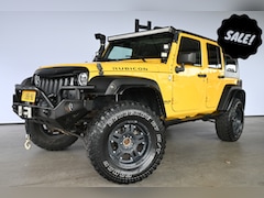 Jeep Wrangler Unlimited - 3.8 Rubicon Automaat Airco Cruise control Trekhaak Bullbar Lier Leder Hardtop Inruil Mogel