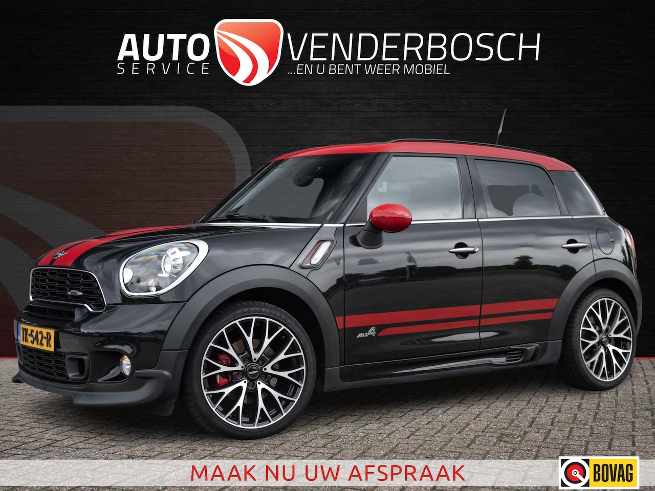 MINI Countryman - Mini 1.6 John Cooper Works ALL4 Chili 218pk | Pano | Stoelverwarming - AutoWereld.nl