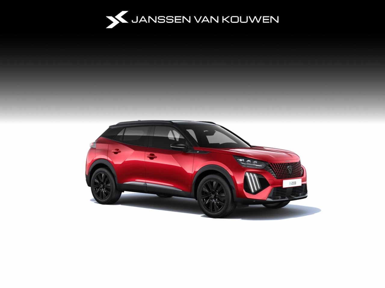 Peugeot e-2008 - GT - Electric | 18" lichtmetalen velgen two tone zwart 'EVISSA' | Advanced Active Safety B - AutoWereld.nl