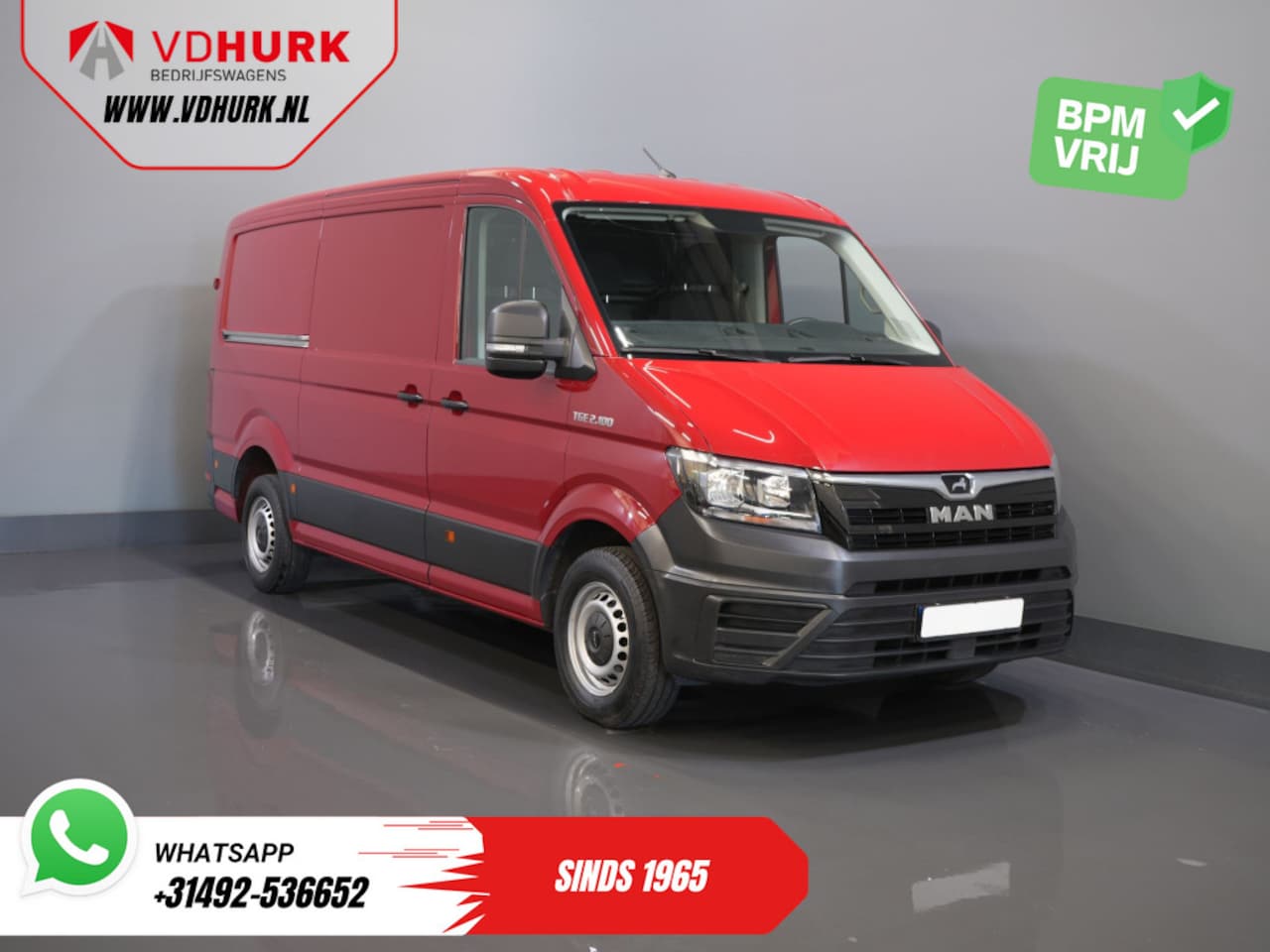 MAN TGE - 2.0 TDI L3H2 BPM VRIJ! 3 Pers./ 2.5t Trekverm./ Carplay/ Betimmerd/ Cruise/ Navi/ Camera - AutoWereld.nl
