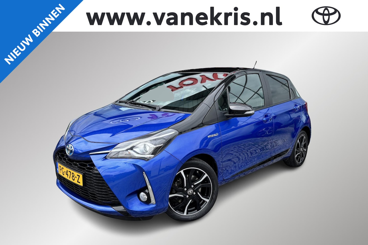 Toyota Yaris - 1.5 Hybrid Bi-Tone Trekhaak, Navi, Parkeersensoren - AutoWereld.nl