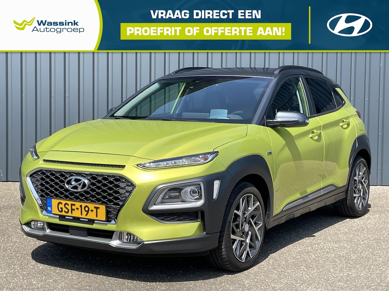 Hyundai Kona - GDI 141pk HEV 2WD Aut. Premium I Stoelverwarming I Stoelventilatie I Elektrische stoelen I - AutoWereld.nl