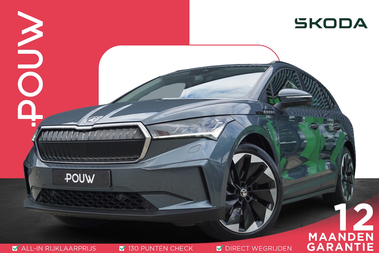 Skoda Enyaq iV - 60 180pk First Edition | SoH 94%  | Trekhaak | 21" Velgen | Navigatie | Apple CarPlay / An - AutoWereld.nl