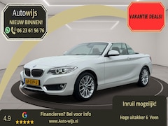BMW 2-serie Cabrio - 220i|184PK|NL AUTO|82DKM|Leder|AUT|Led|