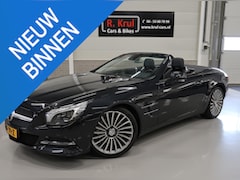 Mercedes-Benz SL-klasse Cabrio - 350 Cabrio Panoramadak H&K Leer Nekverwarming Camera 19 inch Massage Stoelverkoeling Sport
