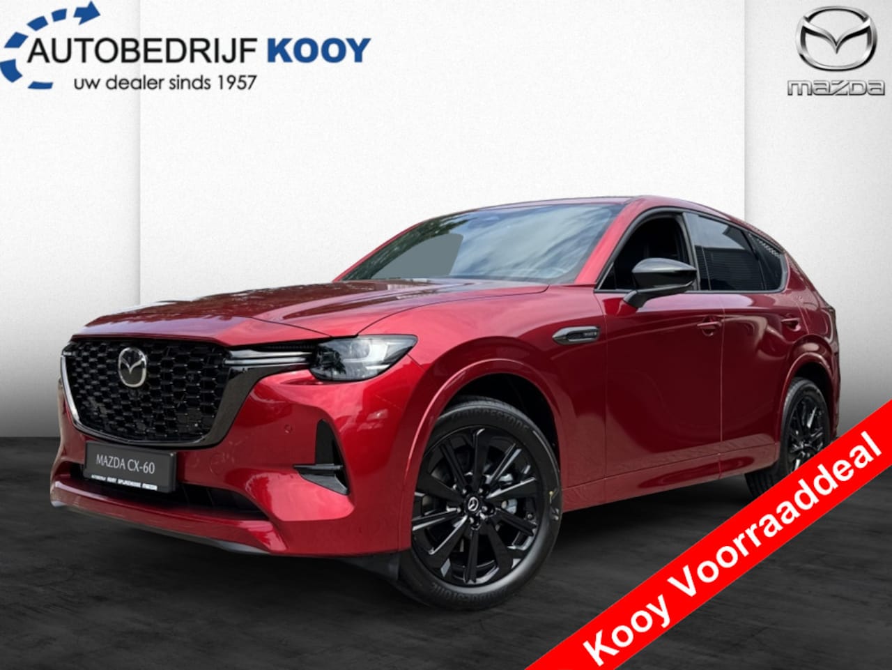 Mazda CX-60 - 2.5 e-SkyActiv PHEV 327pk Homura Business Edition / snel rijden - AutoWereld.nl