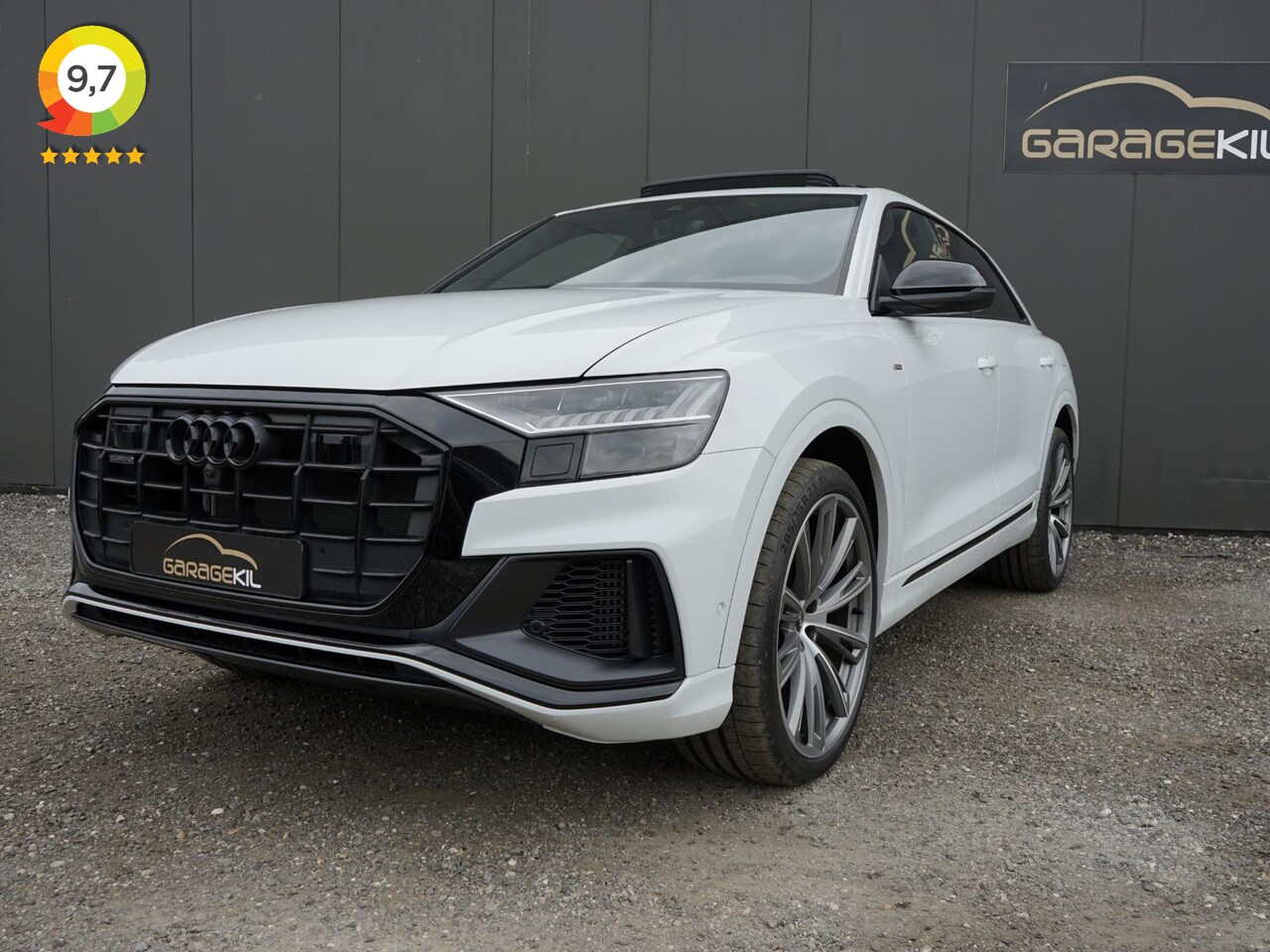 Audi Q8 - 55 TFSI e quattro Pro Line S Dealeronderh. / 23inch / Panoramadak / Matrix / RS stoelen / - AutoWereld.nl