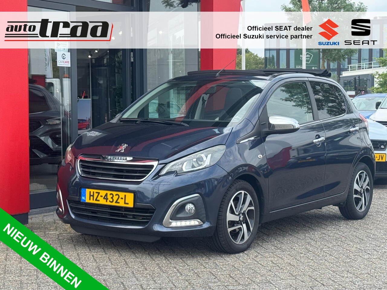 Peugeot 108 - 1.2 Allure TOP! / Elektrisch vouwdak / Cabrio / - AutoWereld.nl