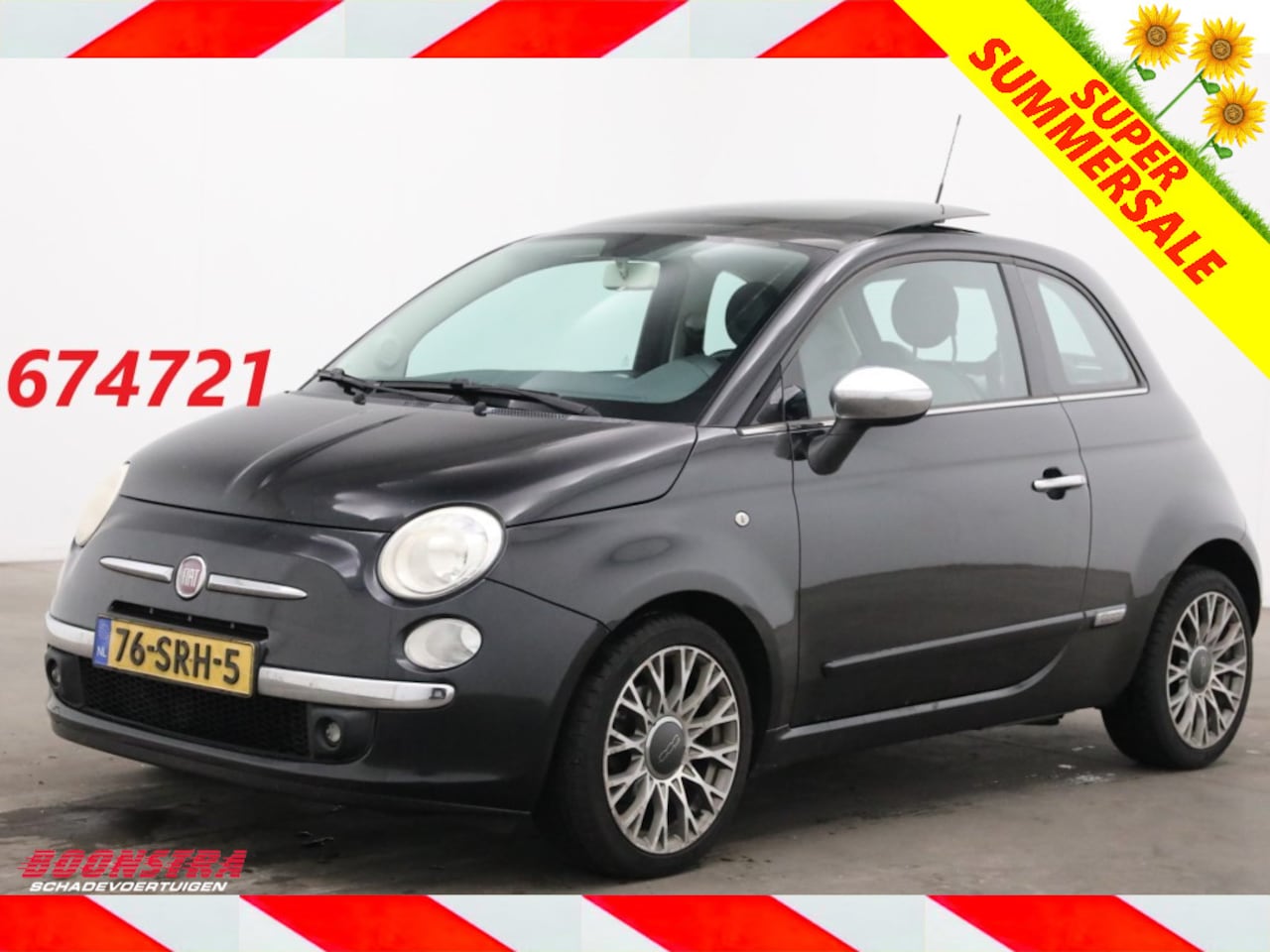 Fiat 500 - 0.9 TwinAir Lounge Pano Airco PDC 162.037 km! - AutoWereld.nl