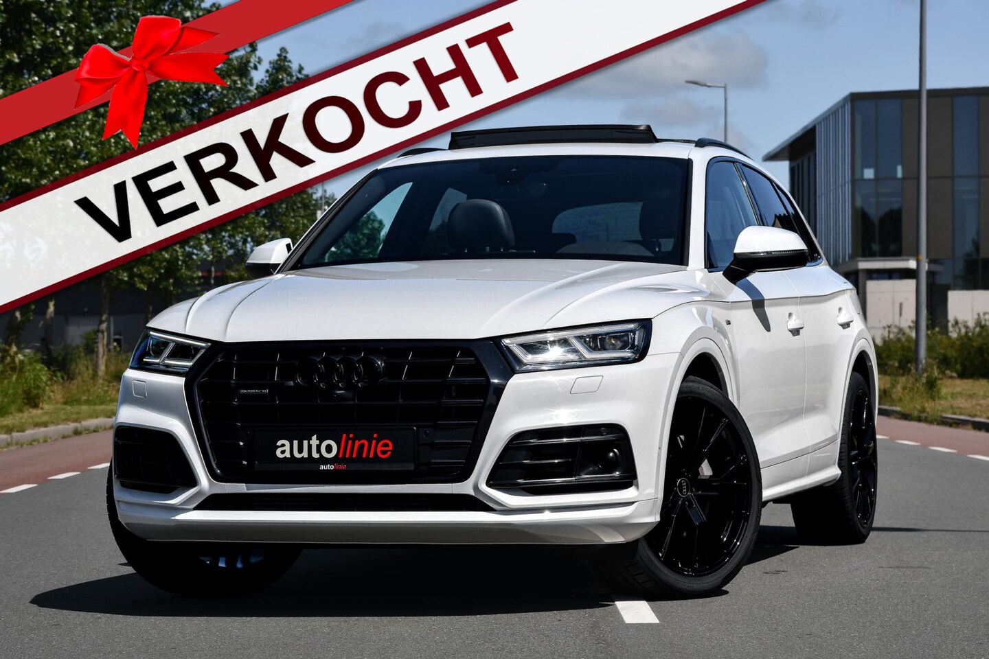 Audi Q5 - 55 TFSI e quattro Competition 3x S-Line. Luchtv, Pano, ACC, 360, B&O, Trekh, Stuurvw, Keyl - AutoWereld.nl