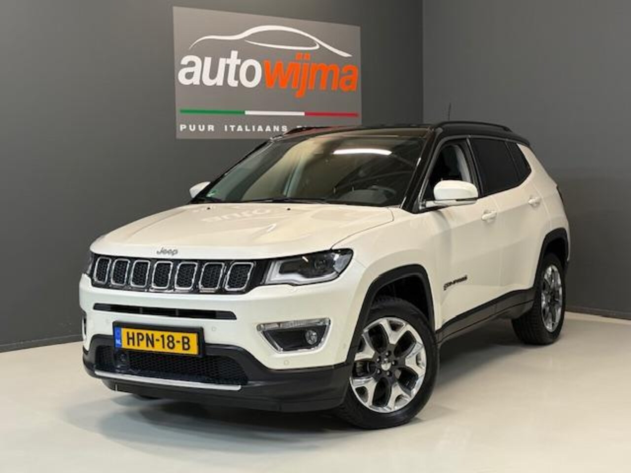 Jeep Compass - 1.4 MultiAir 170pk Limited 4x4 Automaat Apple carplay, stoel/stuurverwarming, Beats audio - AutoWereld.nl