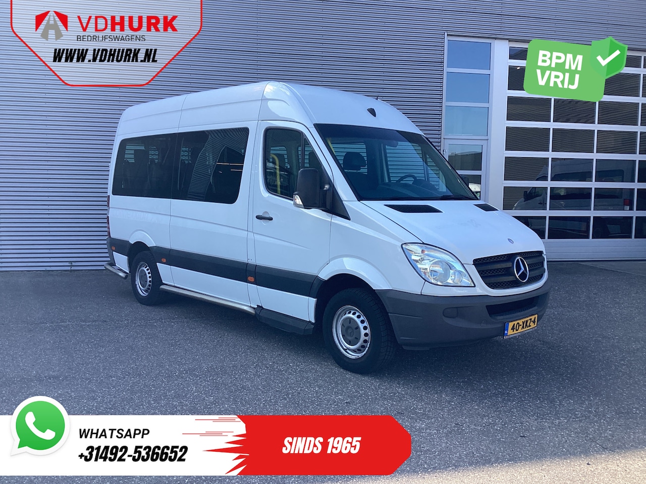 Mercedes-Benz Sprinter - 313 2.2 CDI L2H2 €10.164 Incl. BTW BPM VRIJ! EXPORT ONLY Combi/ 9 Persoons/ Kombi/ 9P/ Air - AutoWereld.nl