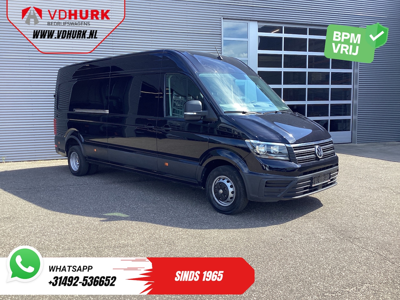 Volkswagen Crafter - 50 2.0 TDI 180 pk Aut. DSG BPM VRIJ! Dubbel Lucht/ 270Gr.Deuren/ Gev.Stoel/ Carplay/ Navi/ - AutoWereld.nl