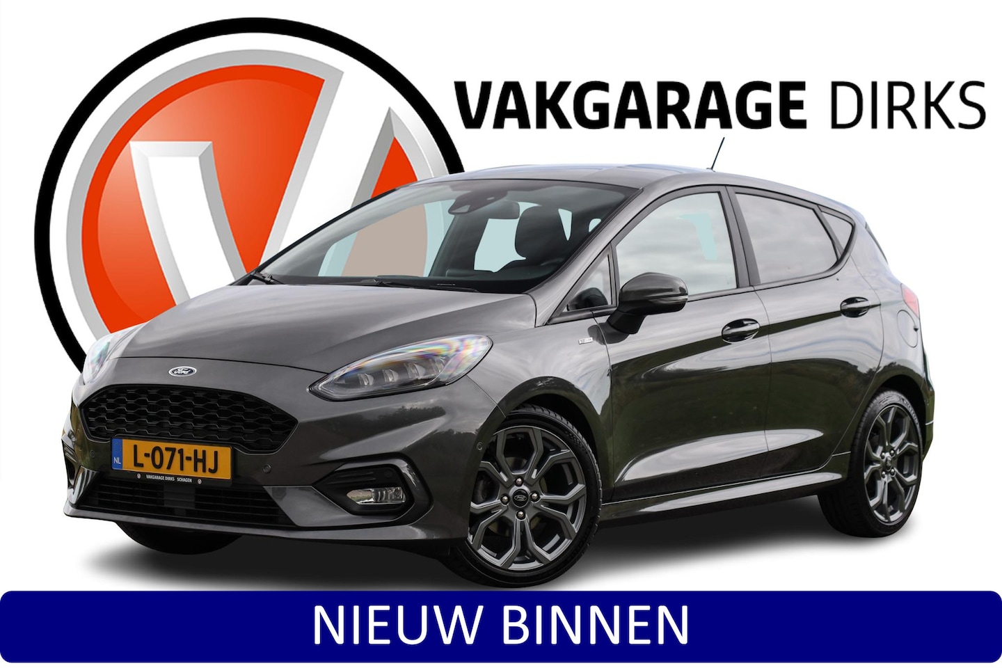 Ford Fiesta - EcoBoost 125pk Hybrid ST-Line X ✅ LED ✅ ACC ✅ B&O - AutoWereld.nl