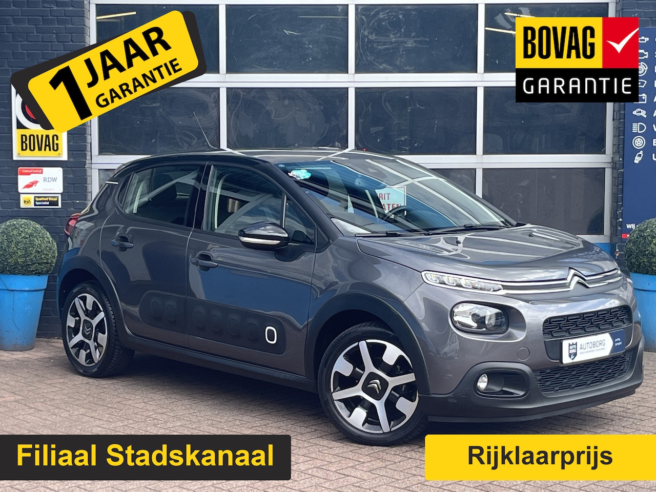 Citroën C3 - 1.2 PureTech S&S Shine GRATIS Afleverpakket! | Car-play | Automaat | Achteruitrijcamera | - AutoWereld.nl