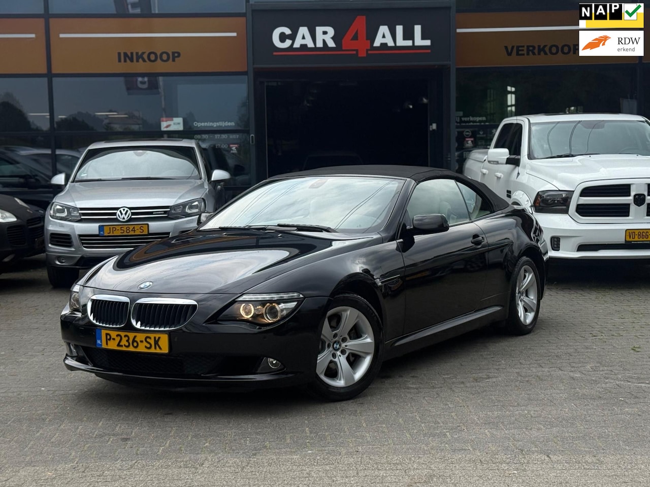 BMW 6-serie Cabrio - 630i LEDER/ORIGINEE/XENON/FACELIFTYOUNGTIMER!APK 26-05-2026 - AutoWereld.nl
