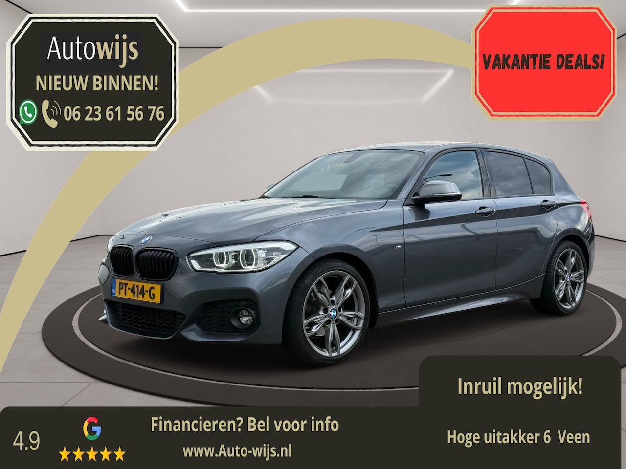 BMW 1-serie - 118i Corporate Lease Executive|M-Sport|Alcantara|Navi|NL AUTO| - AutoWereld.nl