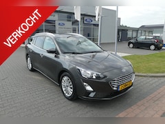 Ford Focus Wagon - 1.5 EcoBoost Titanium X Business HUD, TREKHAAK 1.500KG, CRUISE, CLIMA, NAVI, WINTER PACK,