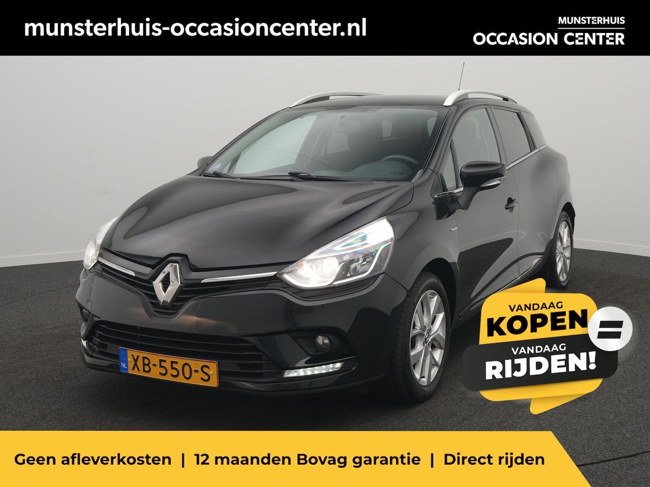 Renault Clio Estate - TCe 90 Limited - RIJKLAARPRIJS - Airco - Cruise Control - Navigatie - DAB+ - AutoWereld.nl