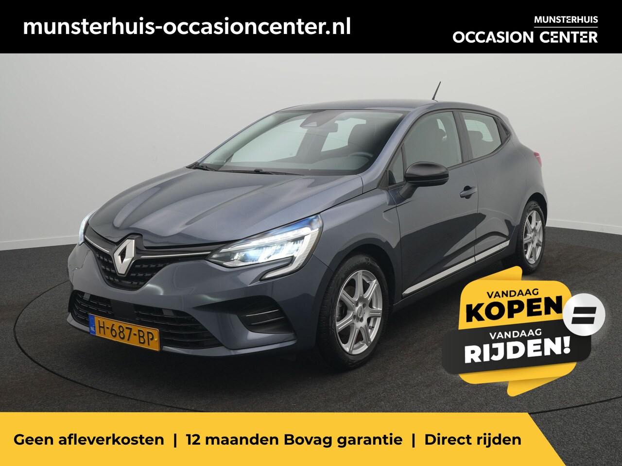 Renault Clio - TCe 100 Zen - RIJKLAARPRIJS - Bluetooth - Cruise Control - Lichtmetalen velgen - AutoWereld.nl