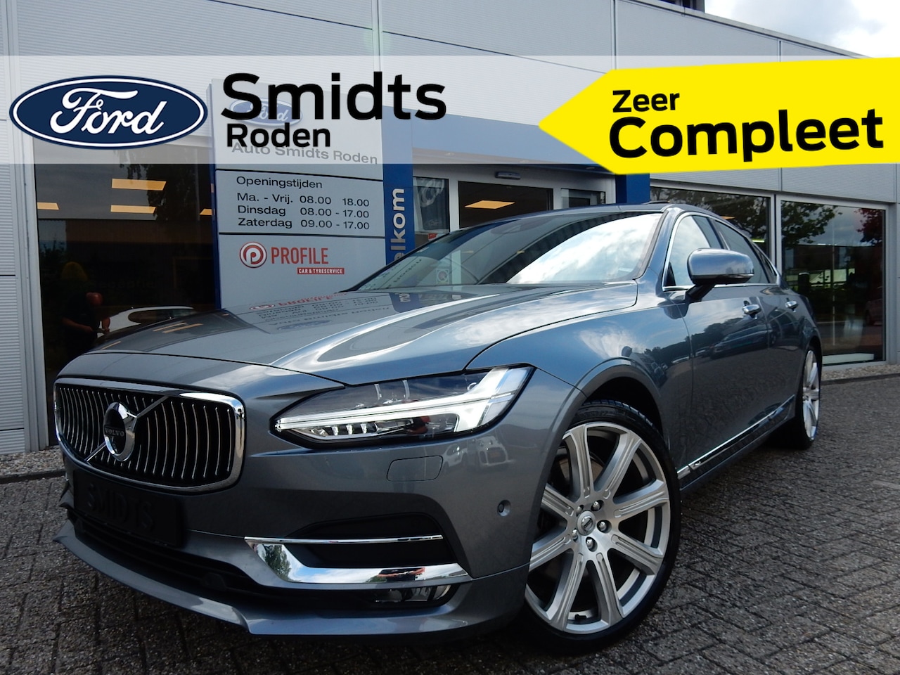 Volvo S90 - 2.0 T5 Inscription | 20-inch | Climat seats | Massage | Open dak | Polestar getuned | BOMV - AutoWereld.nl