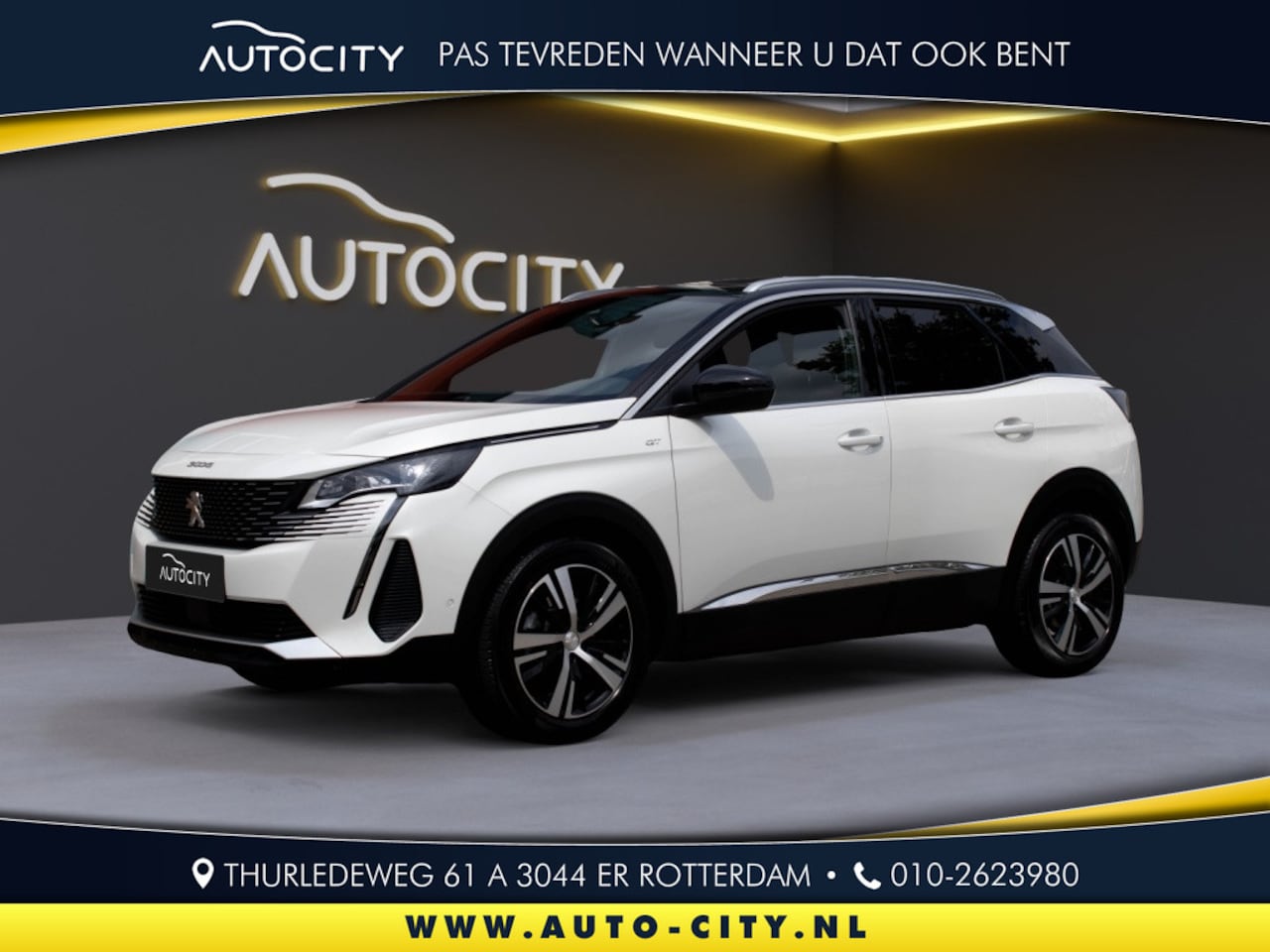 Peugeot 3008 - 3008 1.2 PureTech 130 GT line PANO | Leder | Camera | Stoelverwa - AutoWereld.nl