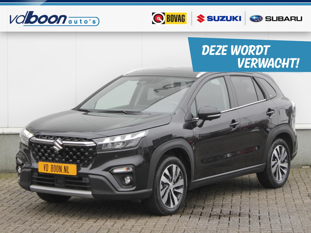 Suzuki S-Cross - 1.4 Boosterjet Style Smart Hybrid Automaat | Navi | Leder | Adap. Cruise | Lm-Velgen - AutoWereld.nl