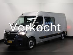 Renault Master - 2.3 dCi 136PK L3H2 Dubbele Cabine - EURO 6 - Airco - Navi - Cruise - PDC - € 21.950, - Exc