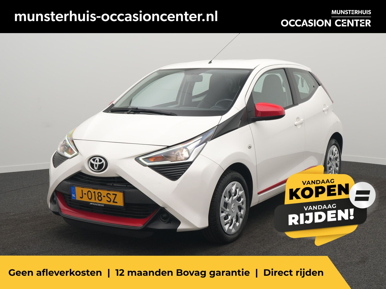 Toyota Aygo - 1.0 VVT-i X - RIJKLAARPRIJS - Airco - Bluetooth - Cruise Control - AutoWereld.nl