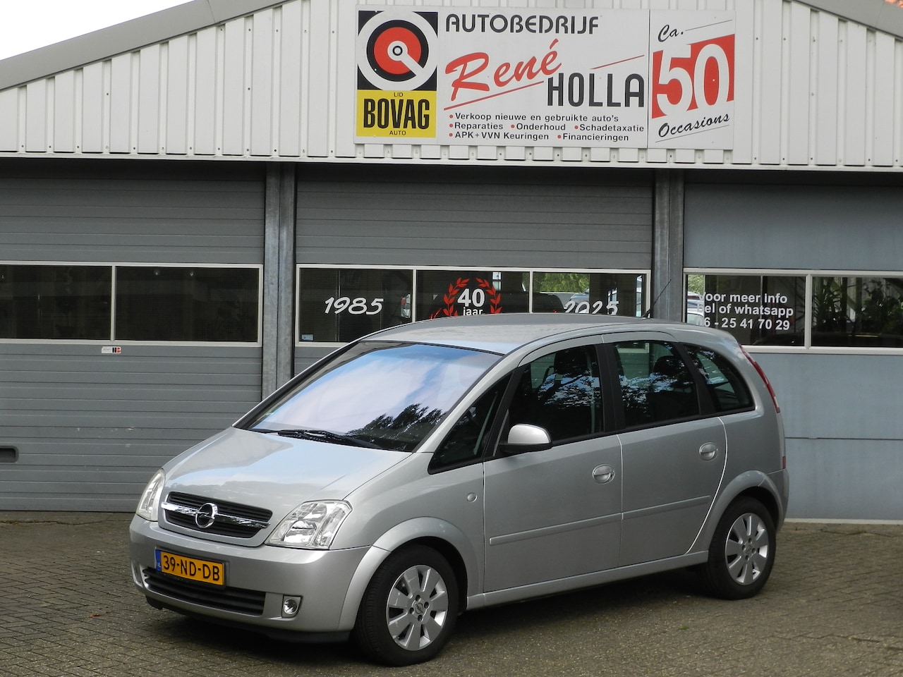 Opel Meriva - 1.6-16V Cosmo Automaat Climate en Cruise contr Leer LMV Stoel verwarming - AutoWereld.nl