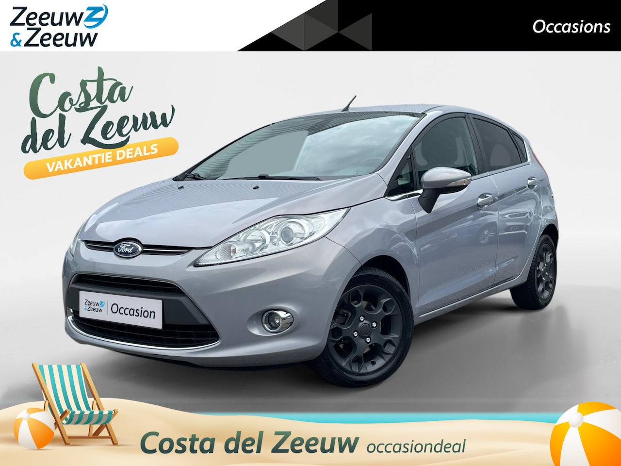 Ford Fiesta - 1.4 Titanium Automaat | Climate Control | Cruise Control | Parkeersensoren achter | Stoel- - AutoWereld.nl