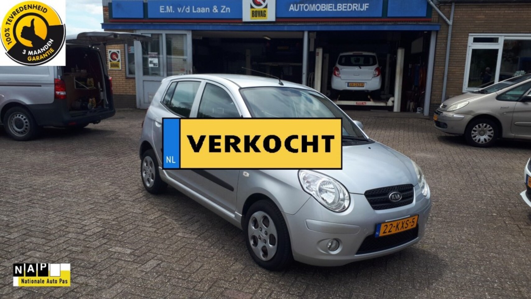 Kia Picanto - 1.0 Seven RADIO CD/AIRCO/ELEC RAMEN/CV/TREKHAAK/1E EIG. - AutoWereld.nl