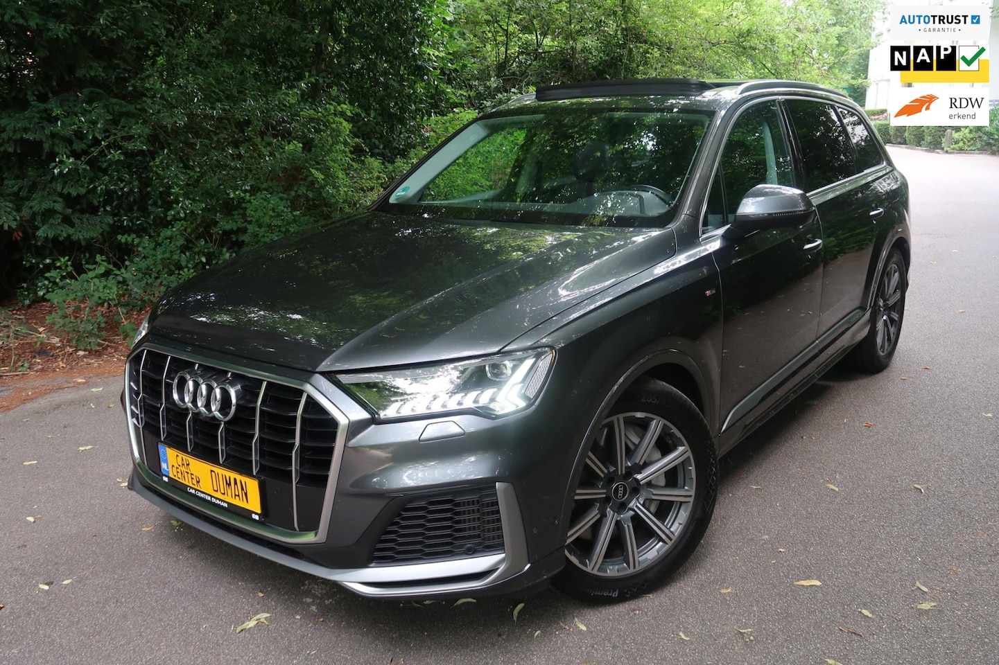 Audi Q7 - 55 TFSI e quattro Pro Line S 360° Pano Stoelverkoeling Luchtvering BTW - AutoWereld.nl
