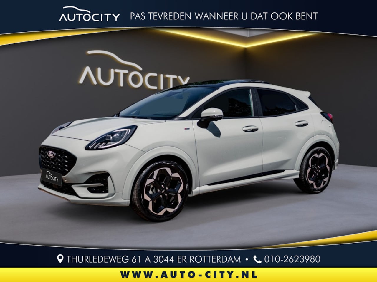 Ford Puma - 1.0 EcoBoost Hybrid 155 ST-Line X Pano l Afn Trekhaak l Winterpa - AutoWereld.nl