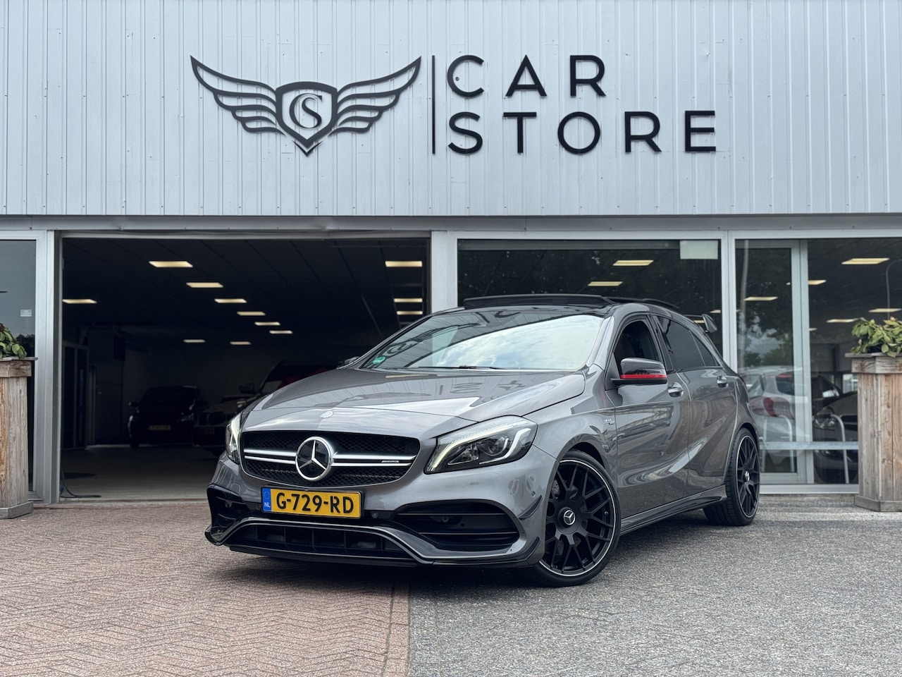 Mercedes-Benz A-klasse - AMG 45 4MATIC 380PK|PANO|CAMERA|ACC|HARMANKARDON/MEMORY|LEDER|+++ - AutoWereld.nl