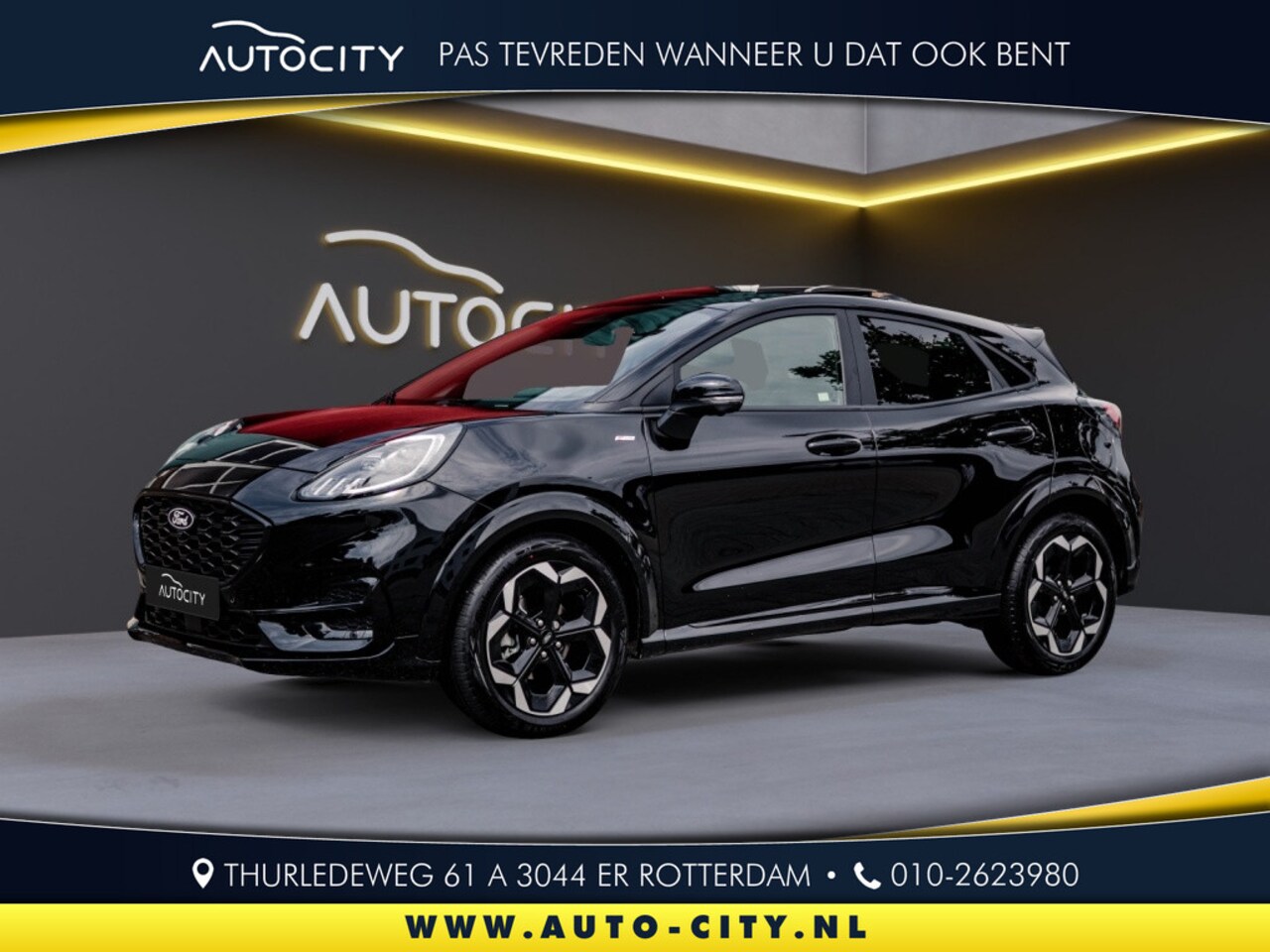 Ford Puma - 1.0 EcoBoost Hybrid 155 ST-Line X Pano l Afn Trekhaak l Winterpa - AutoWereld.nl