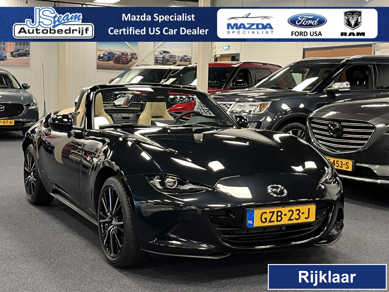 Mazda MX-5 - ND Roadster 2.0 SkyActiv-G 184 Kazari Bose Leder Camera PDC Apple CarPlay - AutoWereld.nl