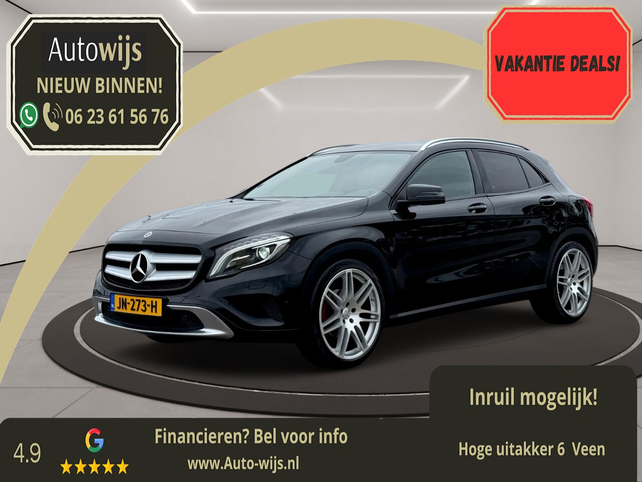 Mercedes-Benz GLA-Klasse - 200 Edition 1|69DKM|Xenon|Navi|Trekhaak|AUT|Goed onderhouden - AutoWereld.nl