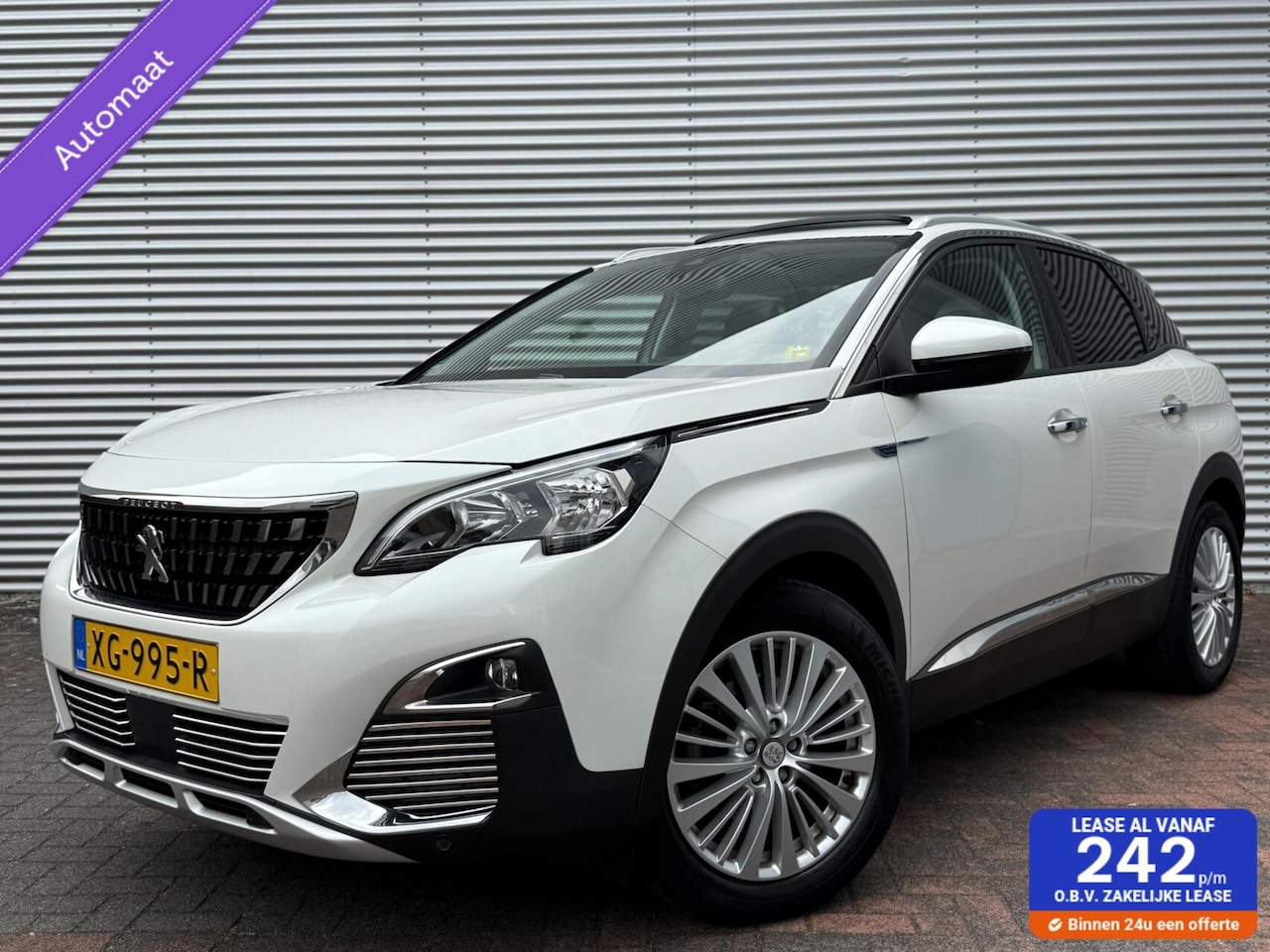 Peugeot 3008 - 1.2 Automaat Panodak Carplay Led Cruise NL Auto 2019 2 De Eigenaar Vol Opties Camera Trekh - AutoWereld.nl