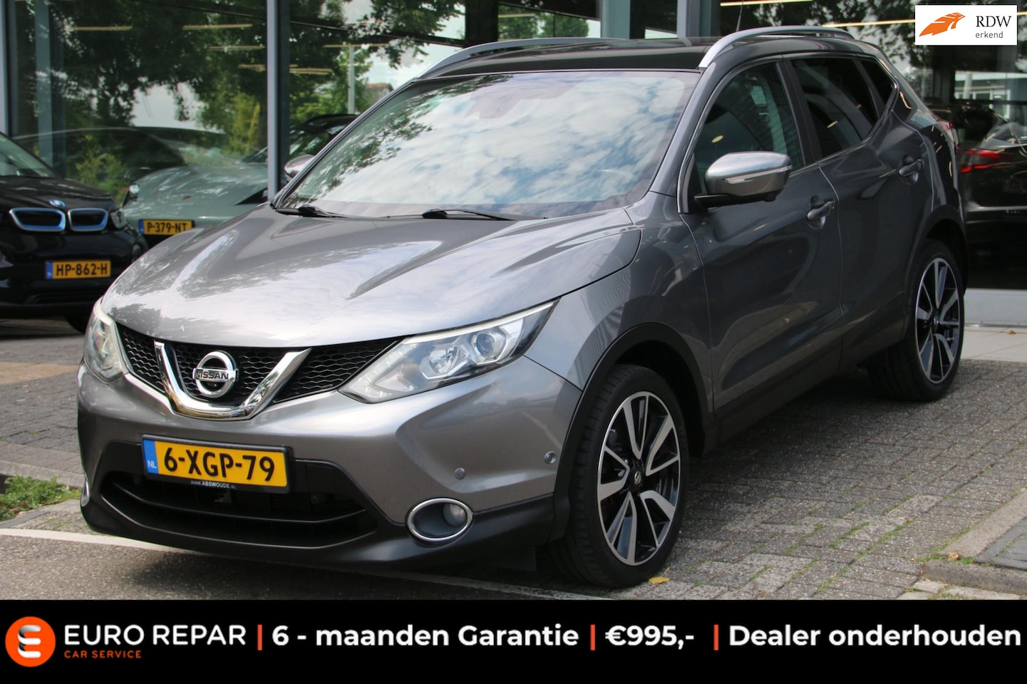 Nissan Qashqai - 1.2 Tekna PANO-DAK LEDER NL-AUTO NAP! - AutoWereld.nl