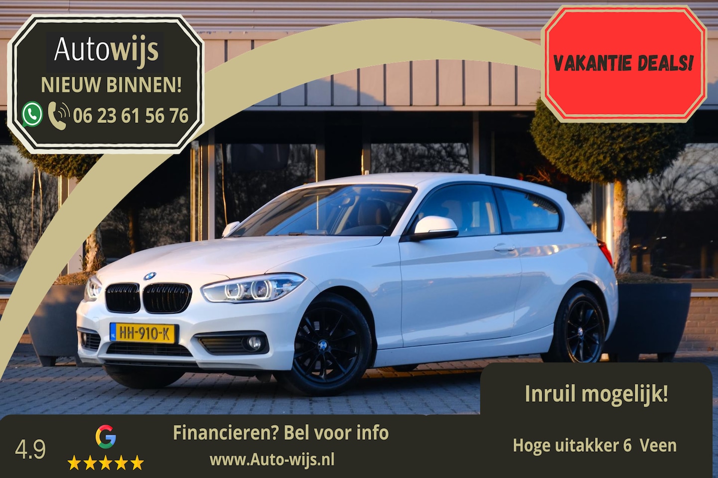 BMW 1-serie - 118i Corporate Lease Essential|Led|NL AUTO|AUT|Navi - AutoWereld.nl