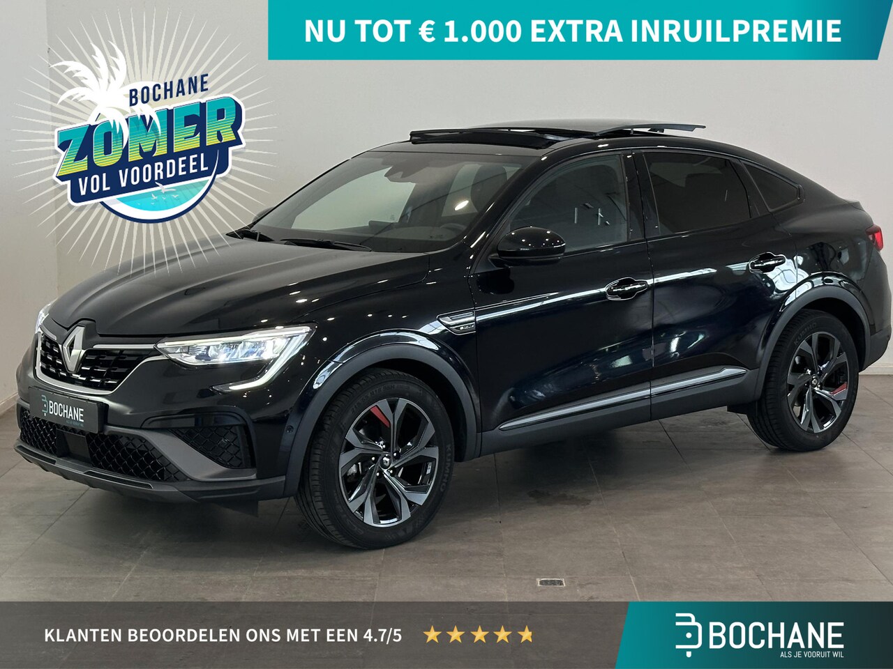 Renault Arkana - 1.6 E-Tech Hybrid 145 R.S. Line | Elektrisch glazen schuif-/kanteldak | Highway & Traffic - AutoWereld.nl
