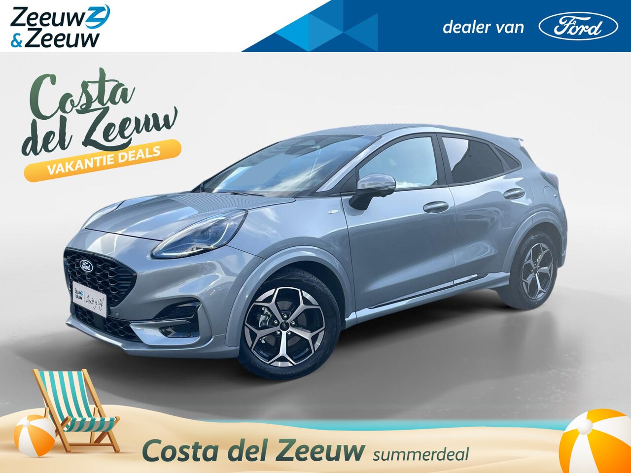 Ford Puma - 1.0 EcoBoost Hybrid ST-Line | Nieuw model | €4000,- Korting | Nieuw te bestellen | - AutoWereld.nl