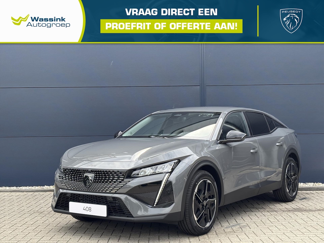 Peugeot 408 - 1.6 Plug-In Hybrid 225PK e-DCS7 Allure Avantage| keyless GO| Full LED| Apple Carplay - AutoWereld.nl