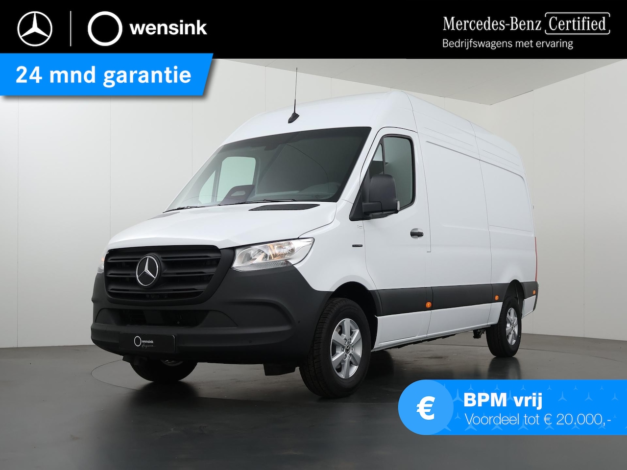 Mercedes-Benz eSprinter - 314 GB L2 RWD PRO | 3 zits | Trekhaak | Stoelverwarming | Achteruitrijcamera | - AutoWereld.nl